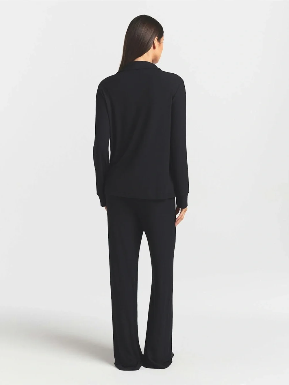 SKIMS Soft Lounge Sleep Set XL black Onyx long sleeve pants lightweight soft